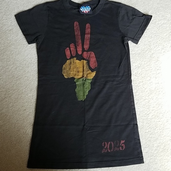 Junk Food Clothing Tops - Black Africa T-shirt Junk Food Clothing Tops - Black Africa T-shirt
